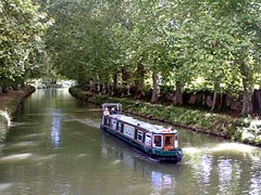 Hausboot auf dem Canal du Midi