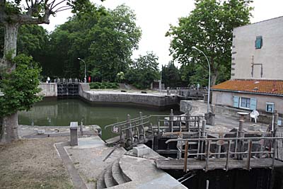 Rundschleuse am Canal du Midi - Agde - Languedoc-Roussillon