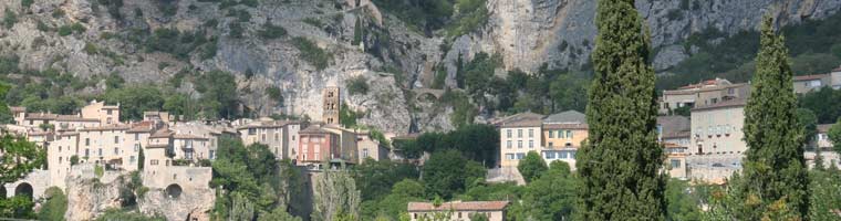 Moustiers-Ste.-Marie in der Provence